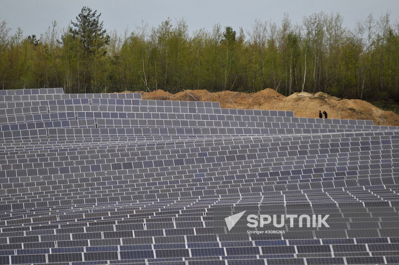 Solar photo electric power station in Lviv Region