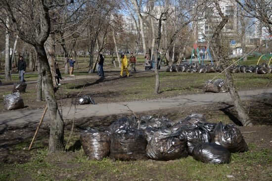 Russian nationwide volunteer clean-up day