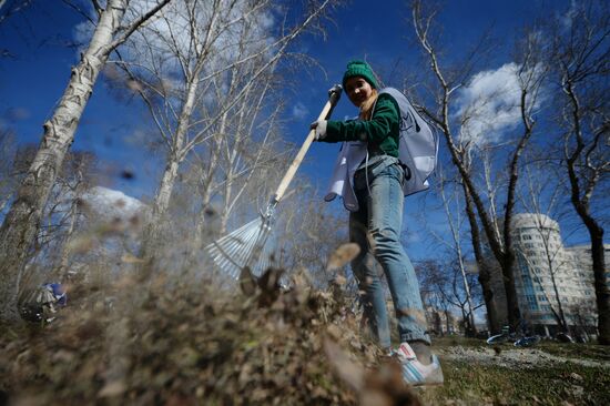 Russian nationwide volunteer clean-up day