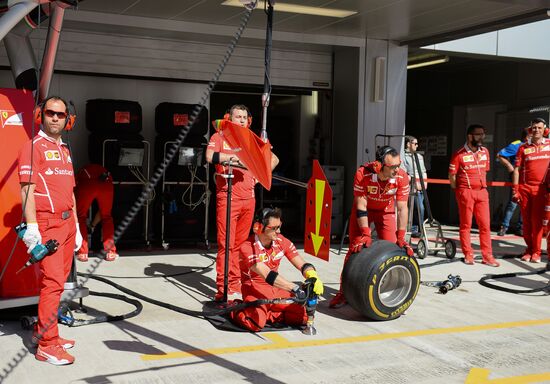Car racing. Formula 1 Grand Prix of Russia. Free races. Third session