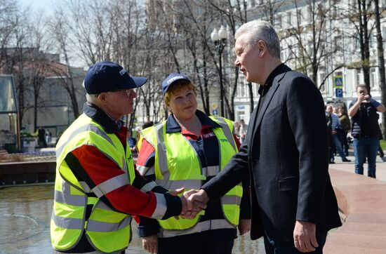 Season of fountains kicks off in Moscow
