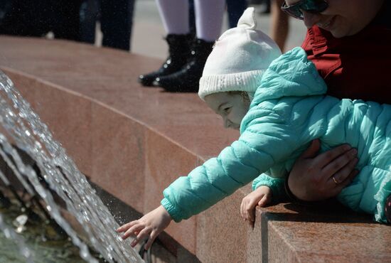 Season of fountains kicks off in Moscow