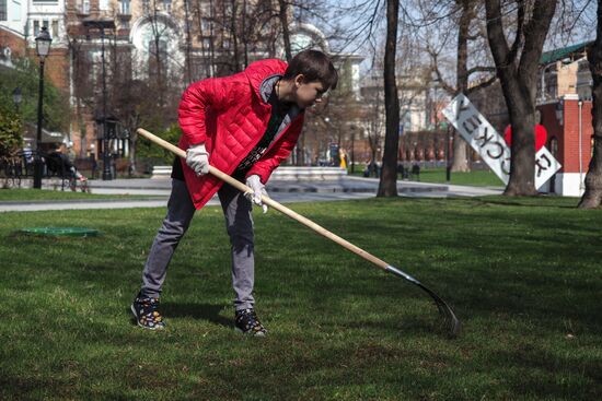 Russian nationwide volunteer clean-up day