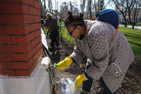 Russian nationwide volunteer clean-up day