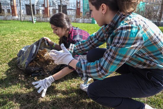 Russian nationwide volunteer clean-up day