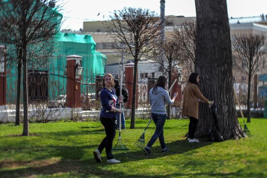 Russian nationwide volunteer clean-up day