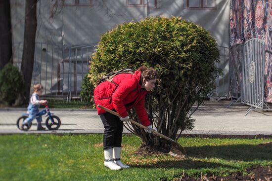 Russian nationwide volunteer clean-up day