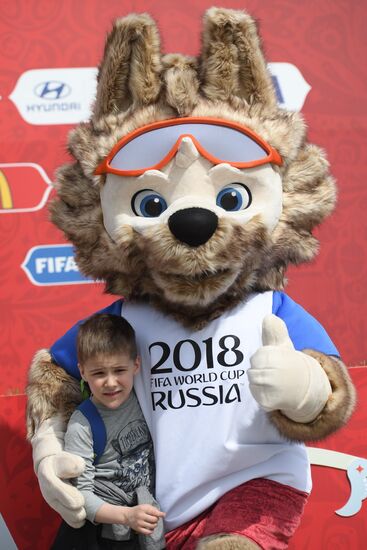 2017 FIFA Confederations Cup Park opens in Moscow