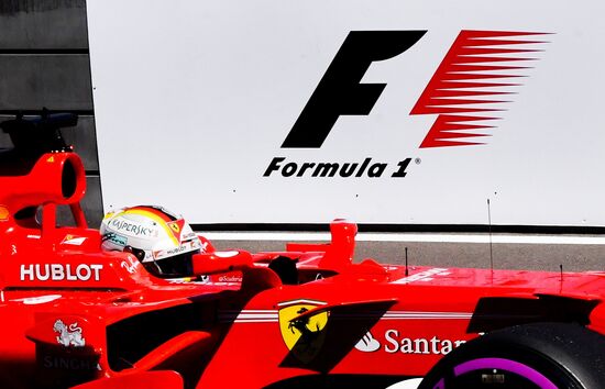 Car racing. Formula 1 Grand Prix of Russia. Free races. Third session