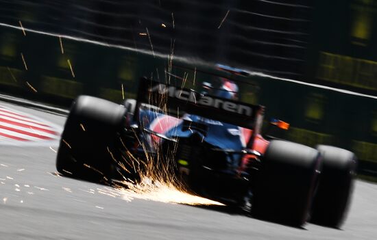 Auto racing. Formula 1 Russian Grand Prix. Free practice. Third session
