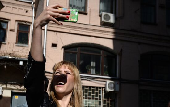Open Russia movement holds unathorized rally in Moscow
