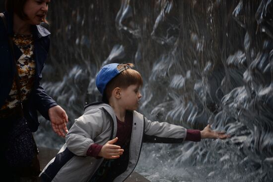 Fountain season opens in Moscow