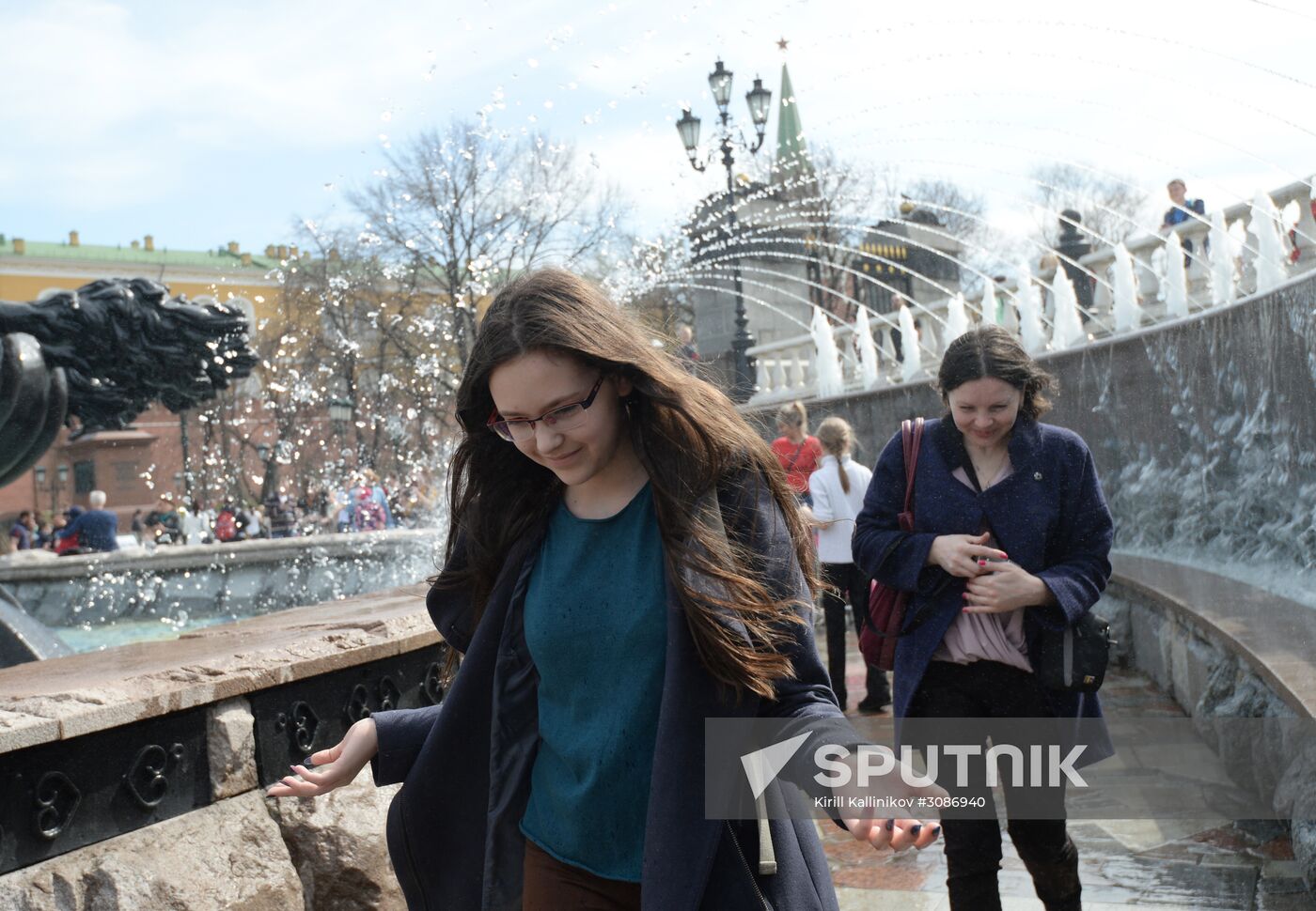 Fountain season opens in Moscow