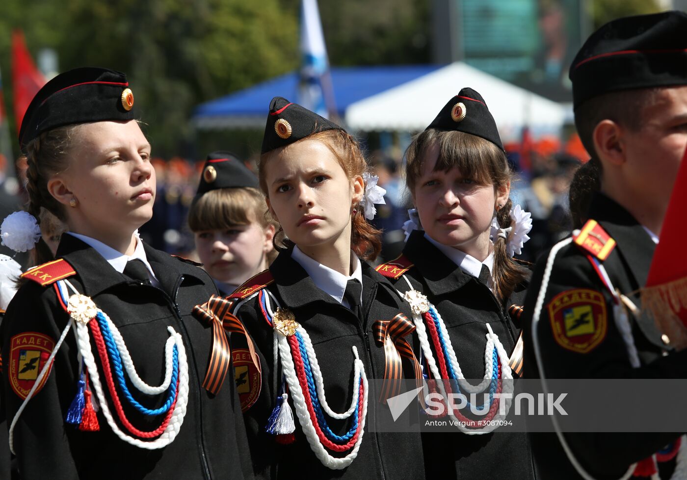 Belgorod Region's Young Army groups and cadet classes hold a parade