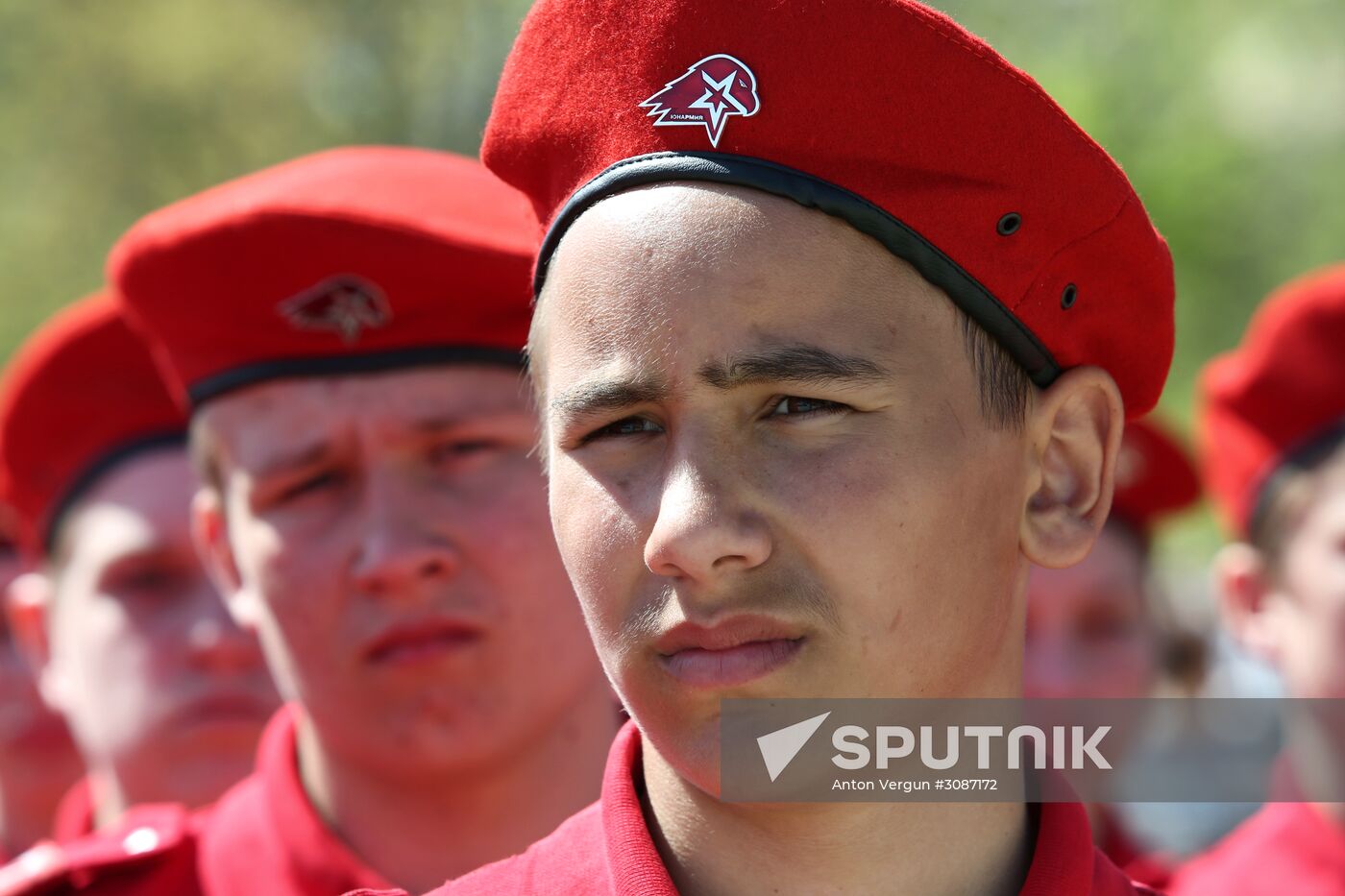 Belgorod Region's Young Army groups and cadet classes hold a parade
