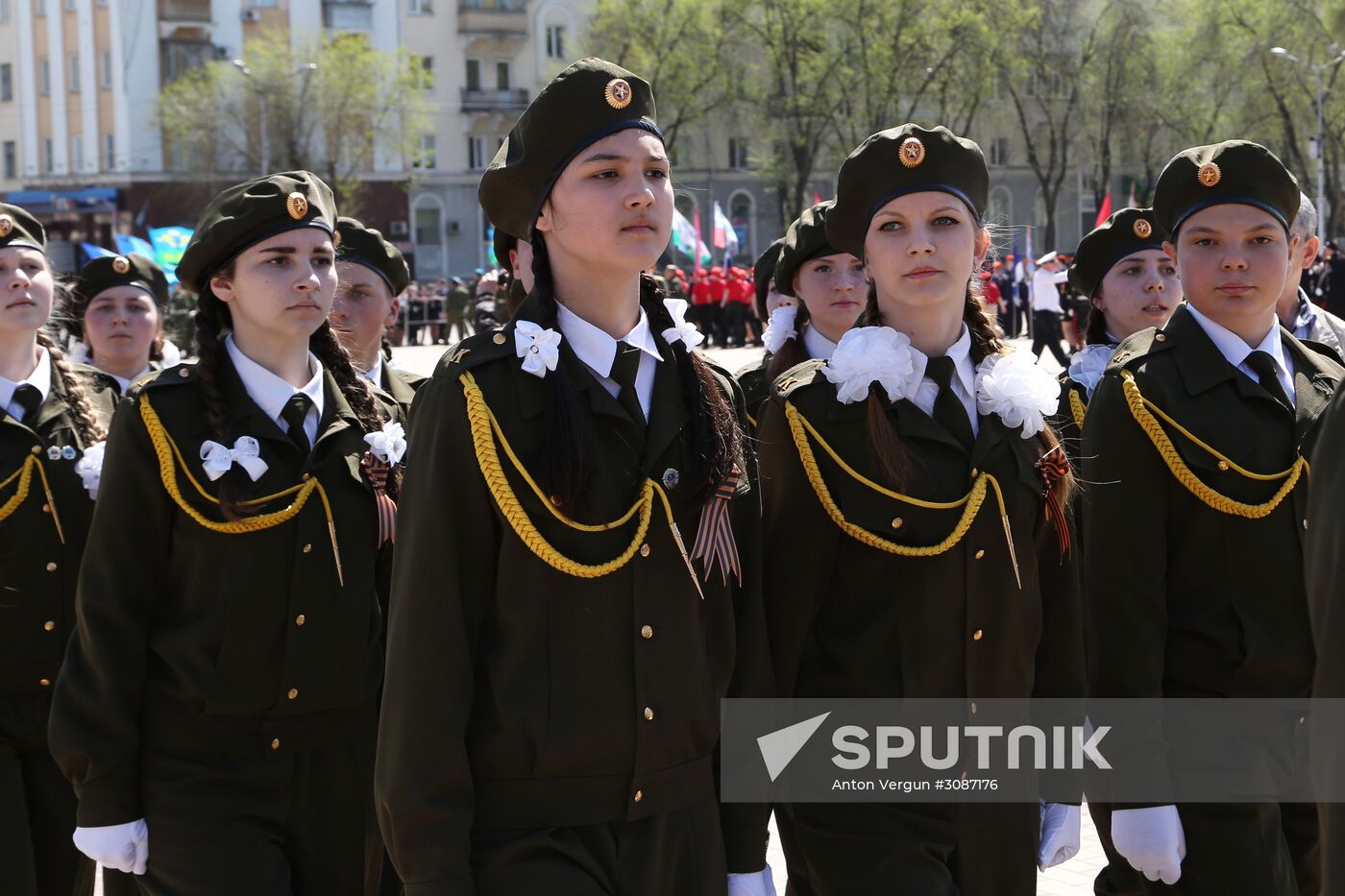 Belgorod Region's Young Army groups and cadet classes hold a parade