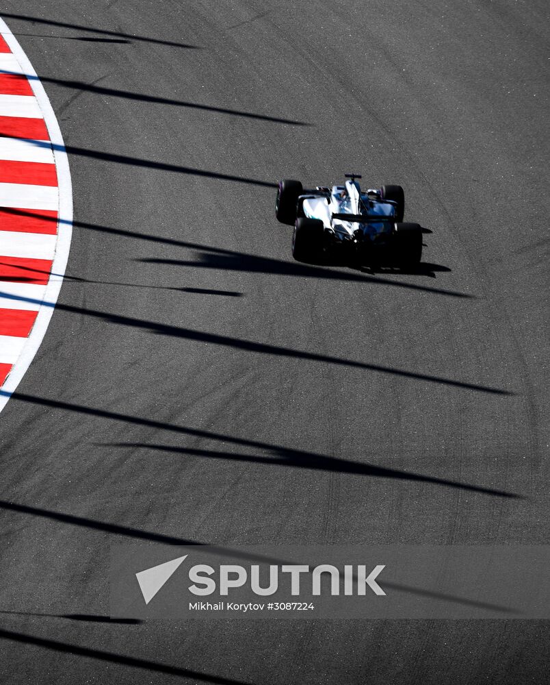 2017 Formula 1 VTB Russian Grand Prix. Qualifying
