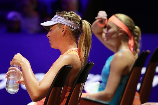 WTA Porsche Tennis Grand Prix 2017. Day Six