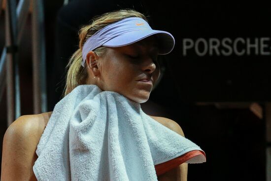 WTA Porsche Tennis Grand Prix 2017. Day Six