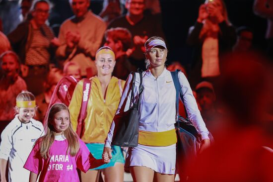 WTA Porsche Tennis Grand Prix 2017. Day Six