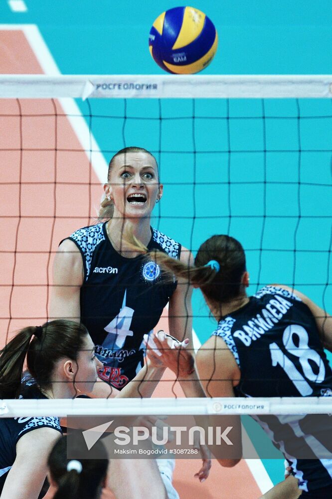 Russian women's volleyball championship. Dynamo Kazan vs. Dynamo Moscow