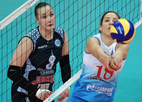 Russian women's volleyball championship. Dynamo Kazan vs. Dynamo Moscow