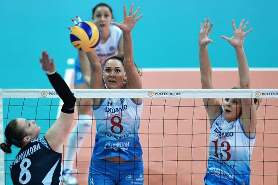 Russian women's volleyball championship. Dynamo Kazan vs. Dynamo Moscow