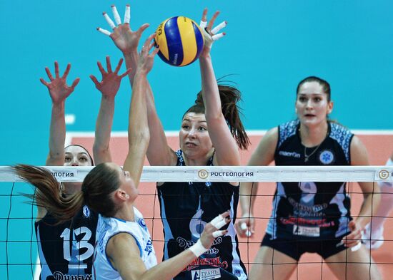 Russian women's volleyball championship. Dynamo Kazan vs. Dynamo Moscow