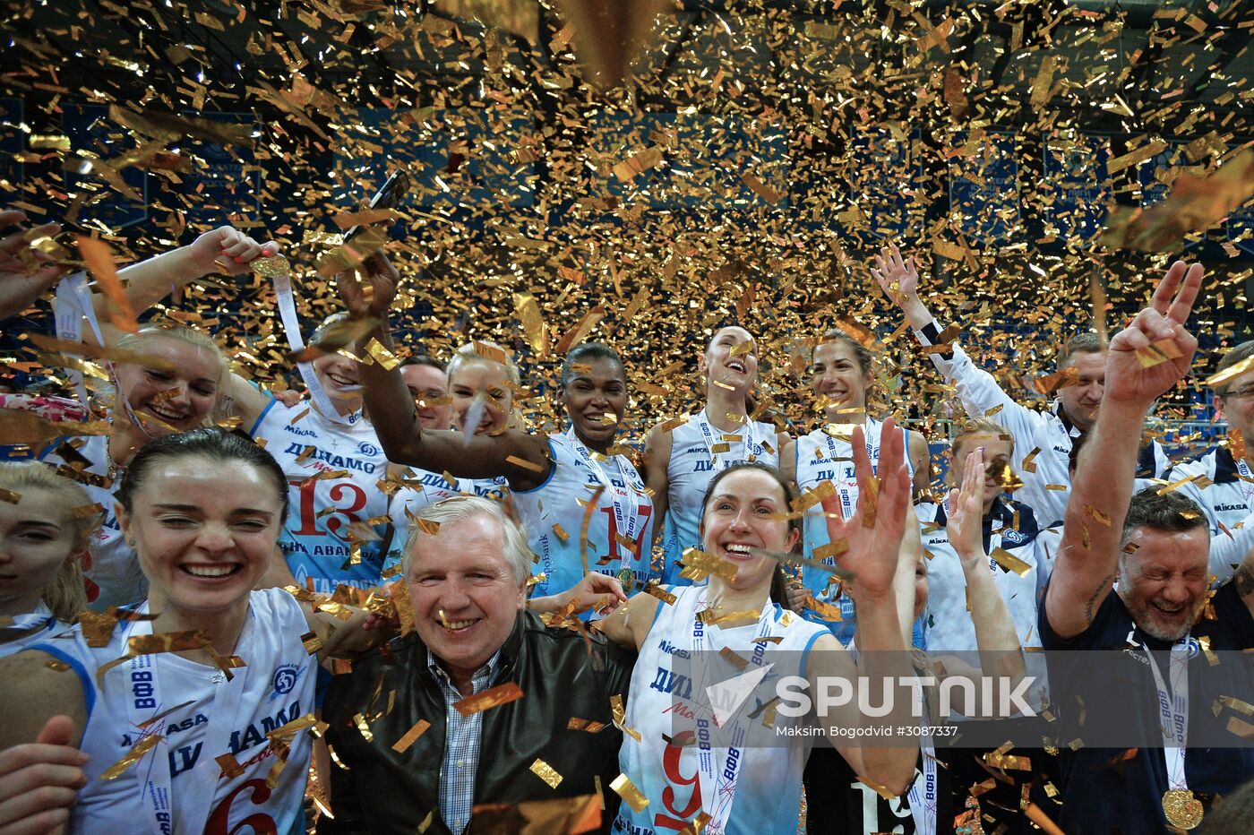 Russian women's volleyball championship. Dynamo Kazan vs. Dynamo Moscow