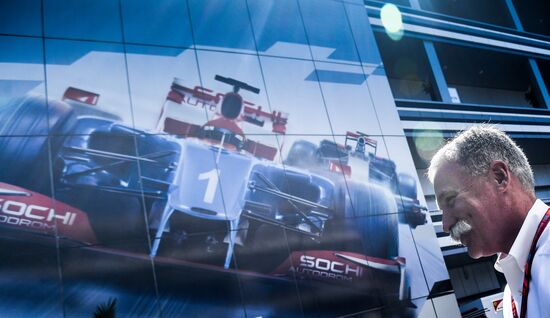 Formula One Grand Prix Russia. Race