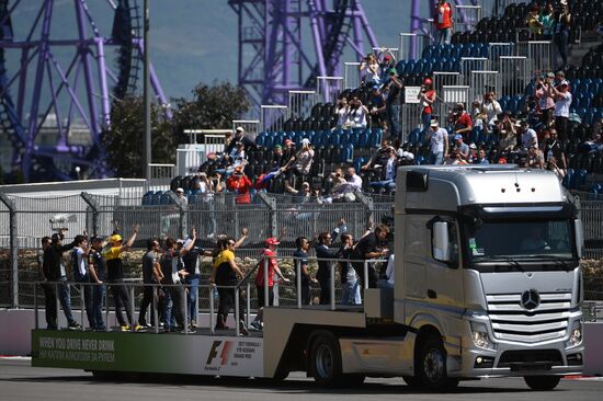 Formula One Grand Prix Russia. Race