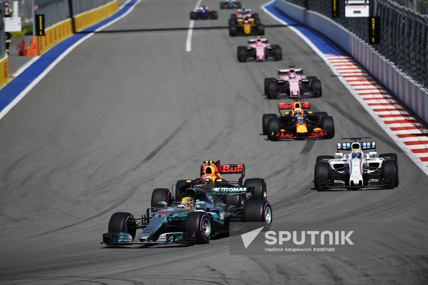 Formula One Grand Prix Russia. Race