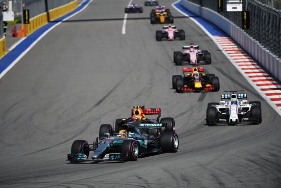 Formula One Grand Prix Russia. Race