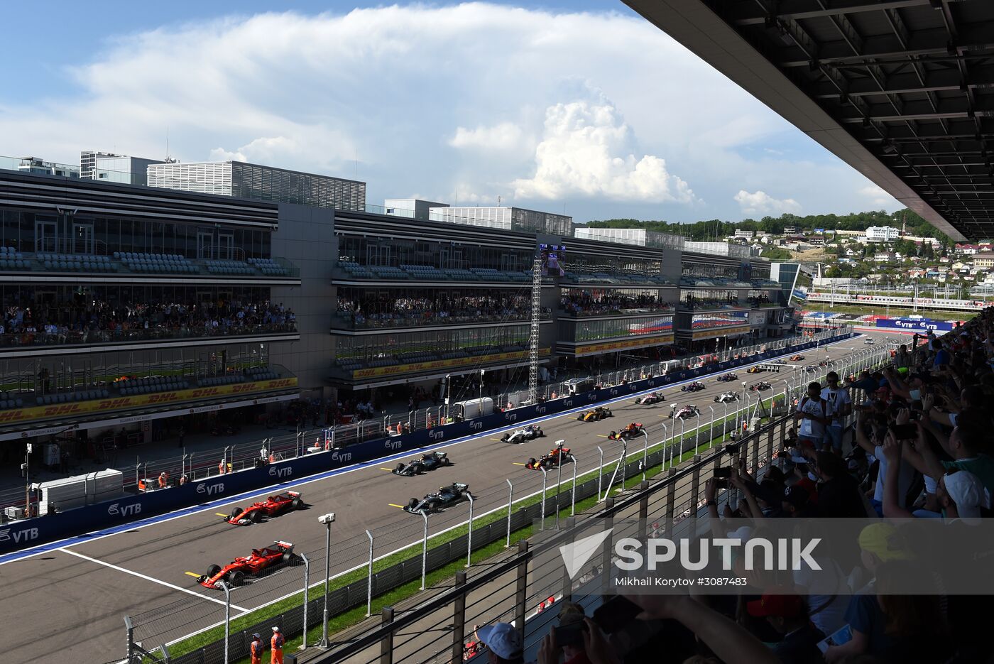 Formula One Grand Prix Russia. Race