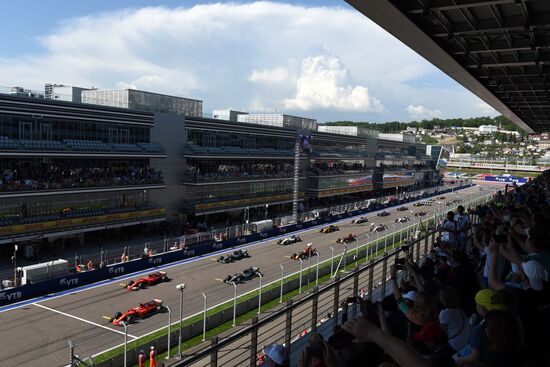 Formula One Grand Prix Russia. Race