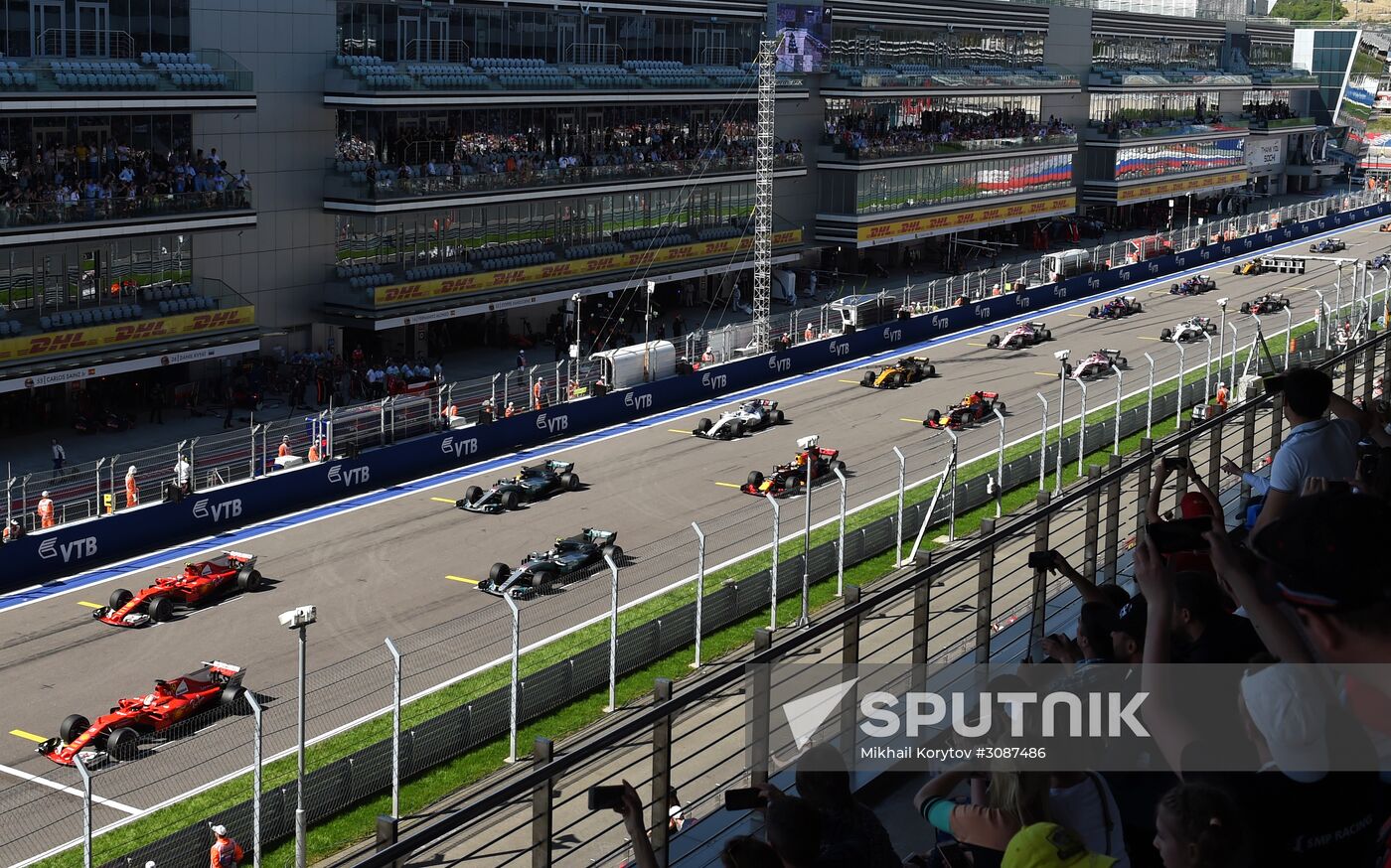 Formula One Grand Prix Russia. Race