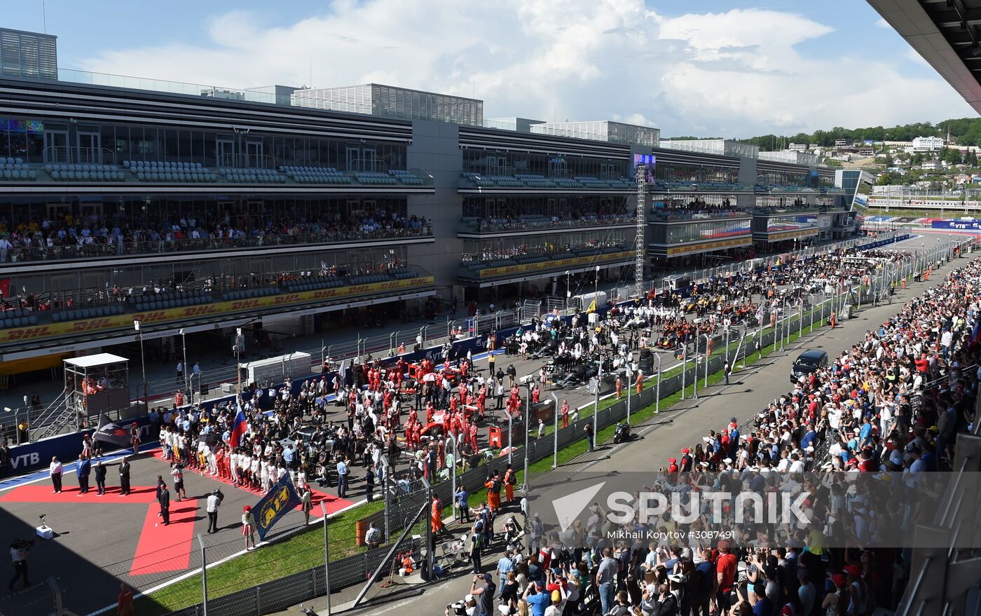 Formula One Grand Prix Russia. Race
