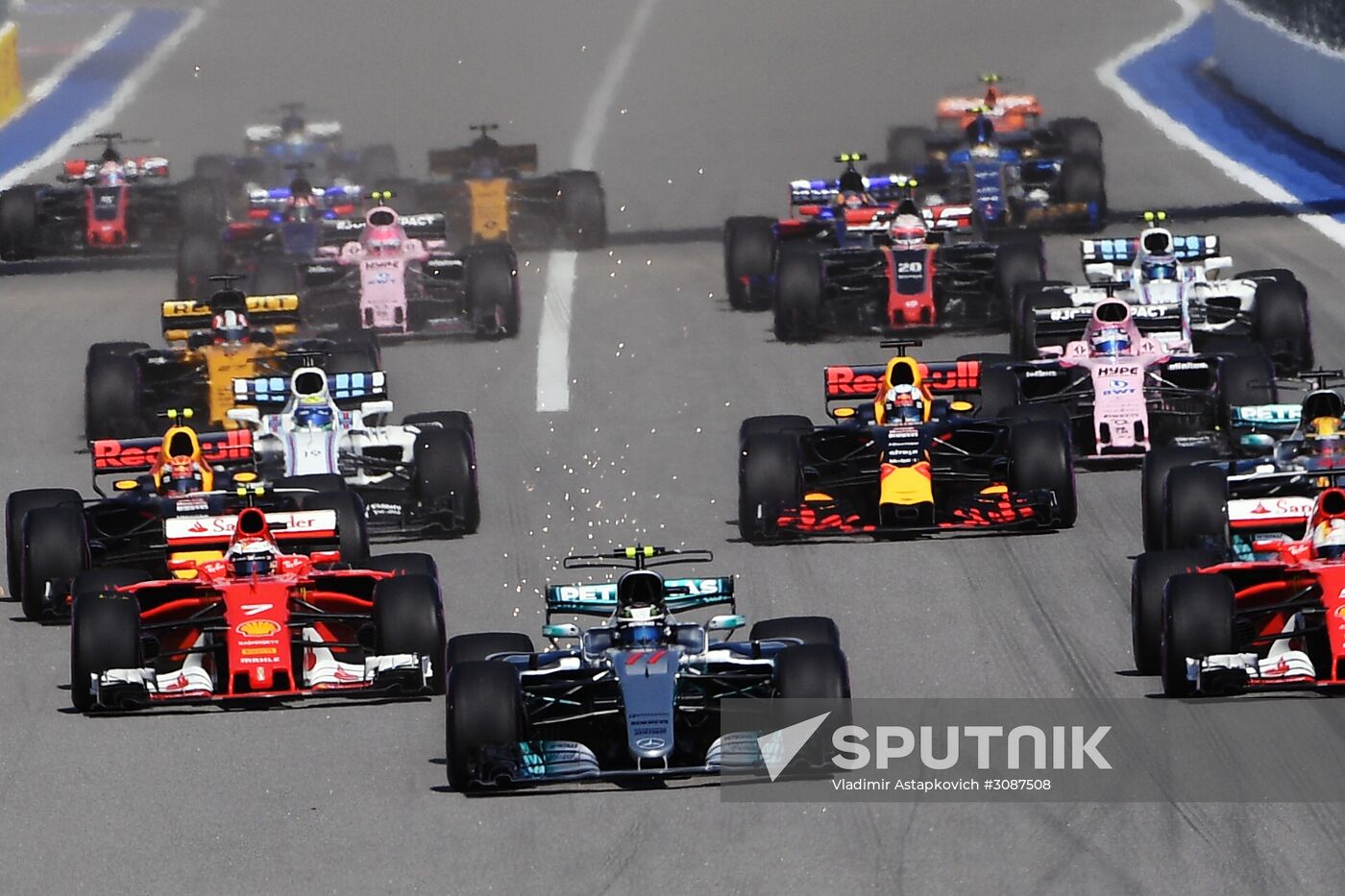 Formula One Grand Prix Russia. Race