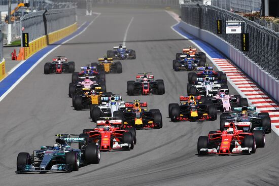 Formula One Grand Prix Russia. Race