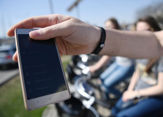 Bike rental stations open in Moscow