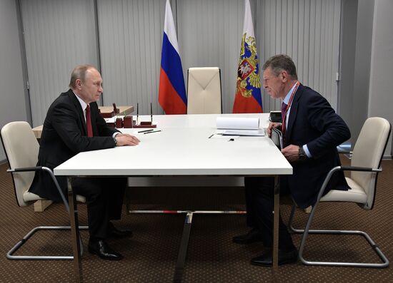 President Vladimir Putin attends Russian leg of Formula One in Sochi