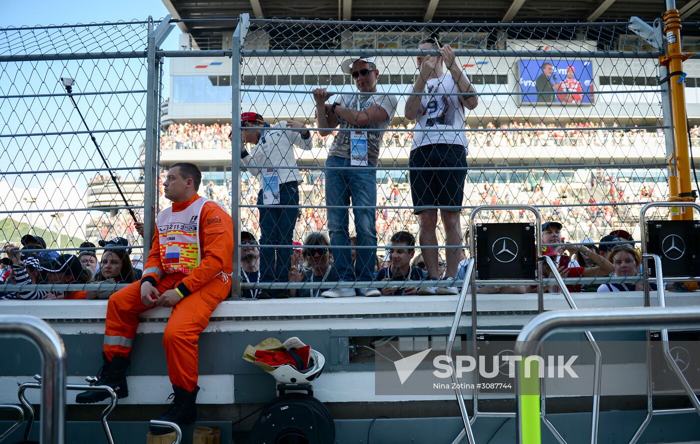 Formula One Russian Grand Prix race