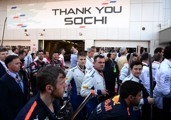 Formula One Russian Grand Prix race