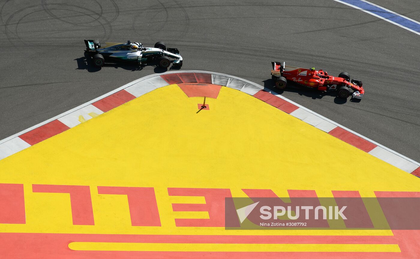 Formula One Grand Prix Russia. Race