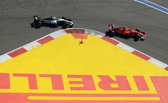Formula One Grand Prix Russia. Race
