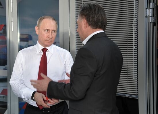 President Vladimir Putin attends Russian leg of Formula One in Sochi