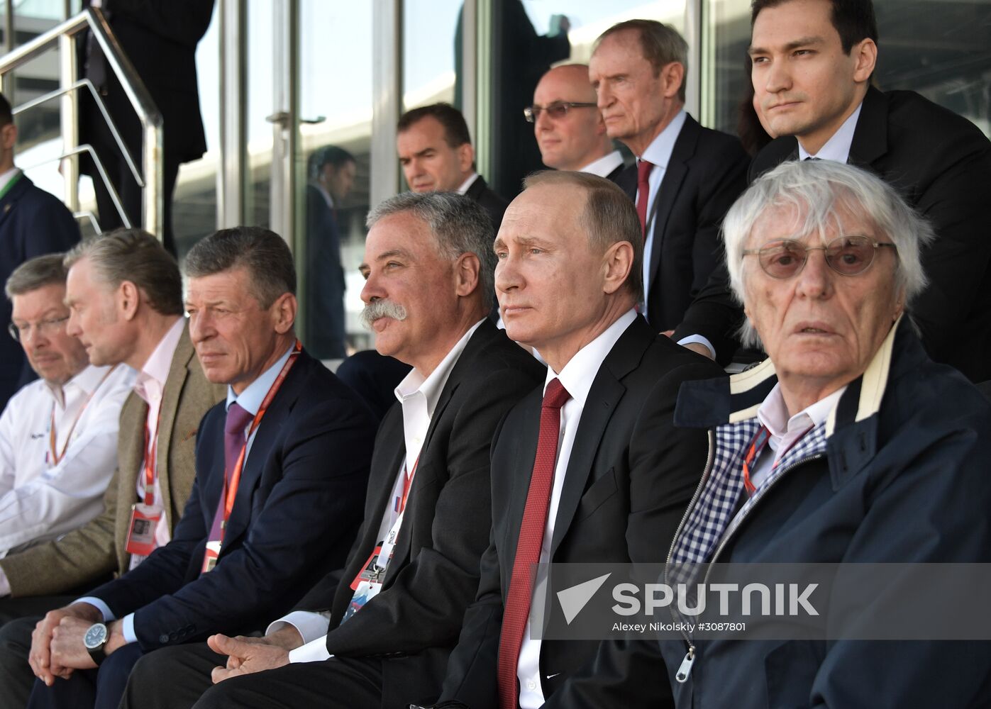 President Vladimir Putin attends Russian leg of Formula One in Sochi