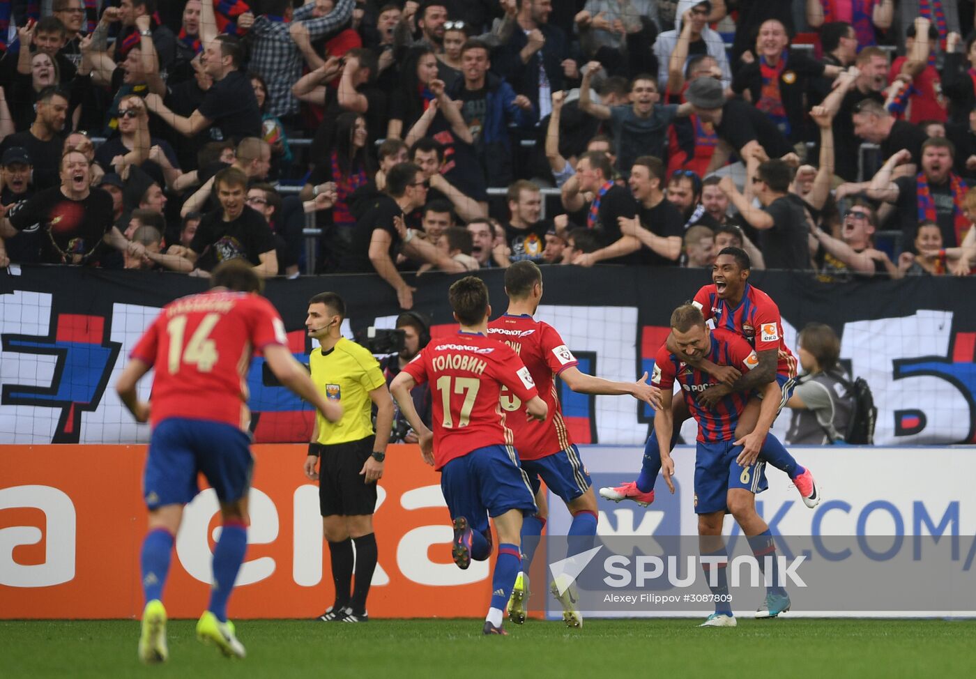 Russian Football Premier League. CSKA vs. Spartak