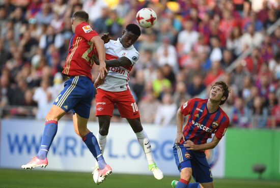 Russian Football Premier League. CSKA vs. Spartak