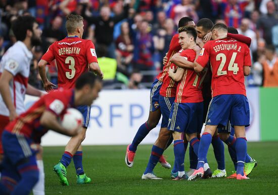 Russian Football Premier League. CSKA vs. Spartak